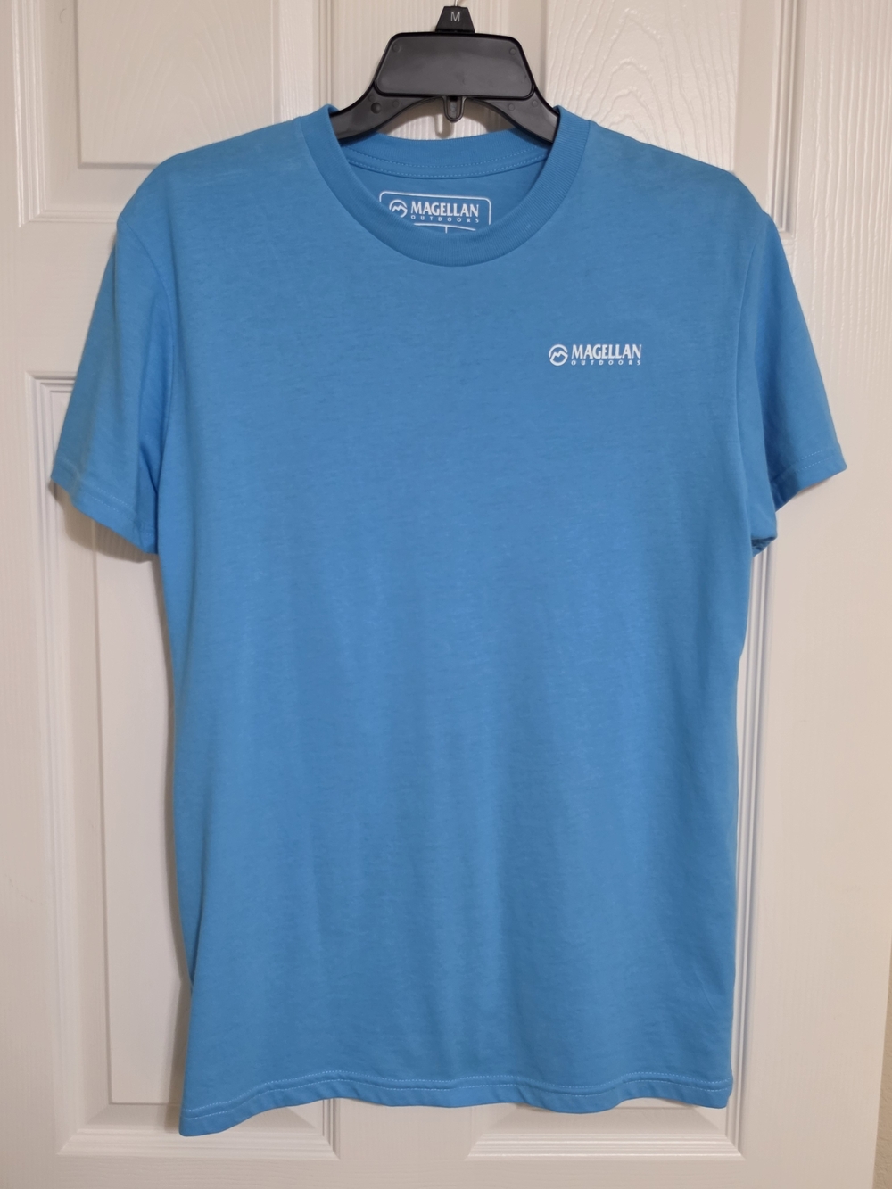 Magellan Outdoors Men's Teal-Blue Short Sleeve Crew T-Shirt